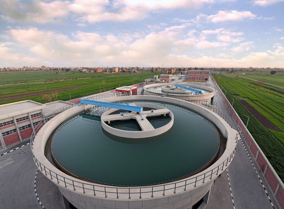 El Hamoul Water Station in Menouf