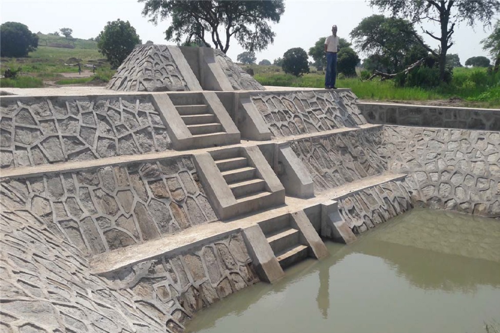 The water level measurement and drainage station in Nimule