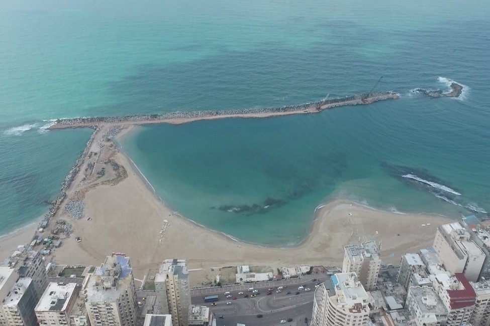 Breakwaters at Alexandria Coastline