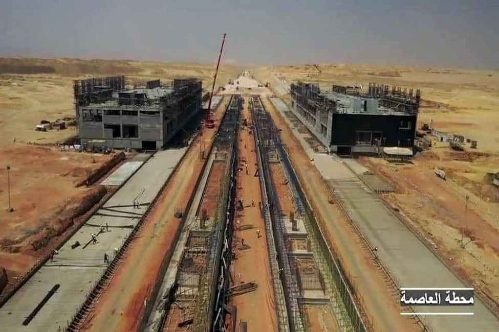 The New Administrative Capital Station of the High Speed Rail Project - Egypt