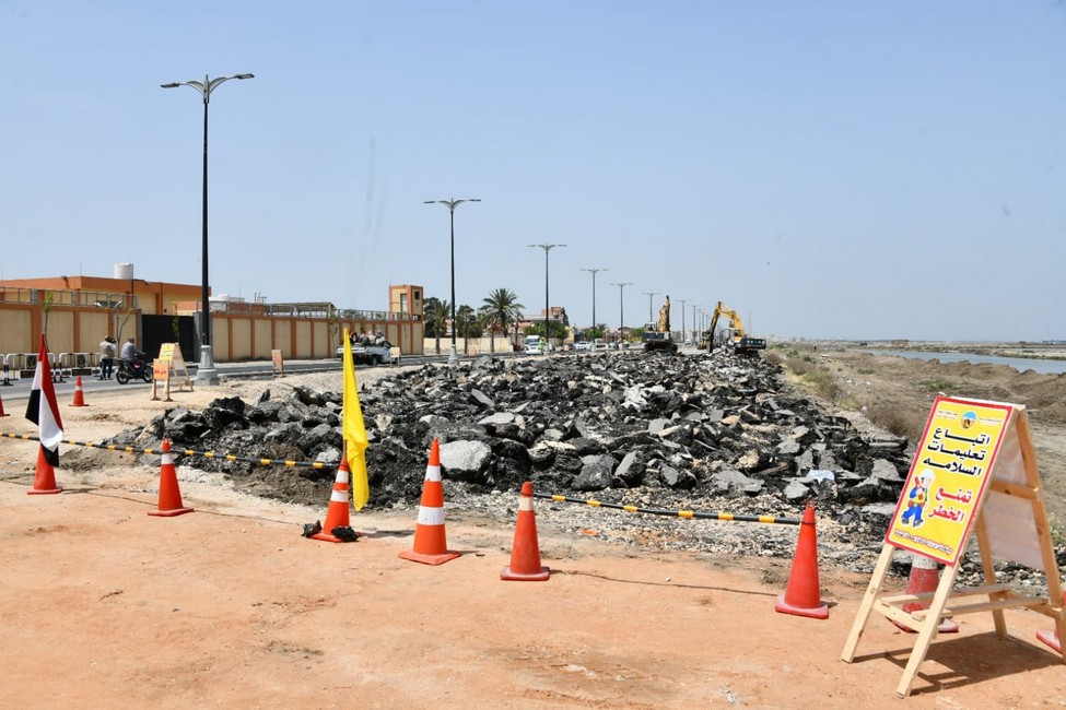 Improving Damietta entrance road